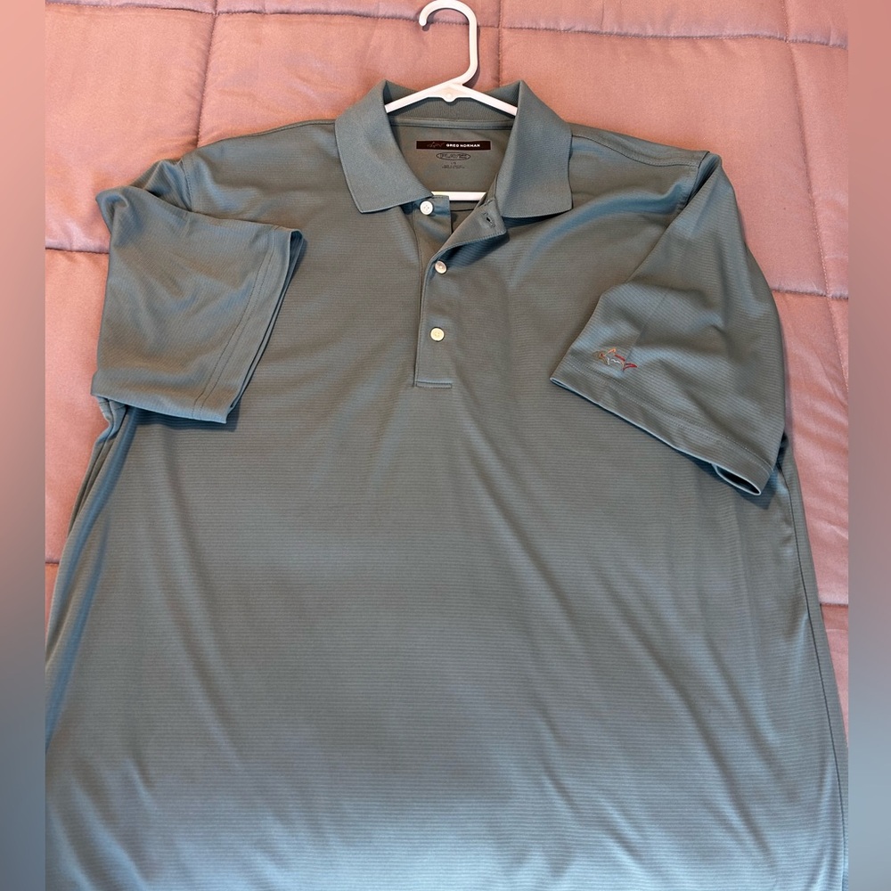 Greg Norman Play Dry Golf Polo Shirt. Men’s size Large